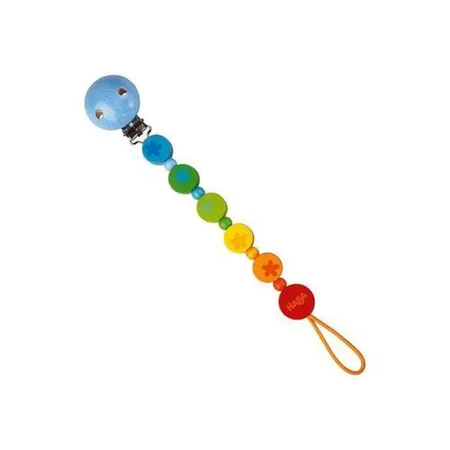 HABA 2641 Schnullerkette Regenbogen 2-fach sortiert