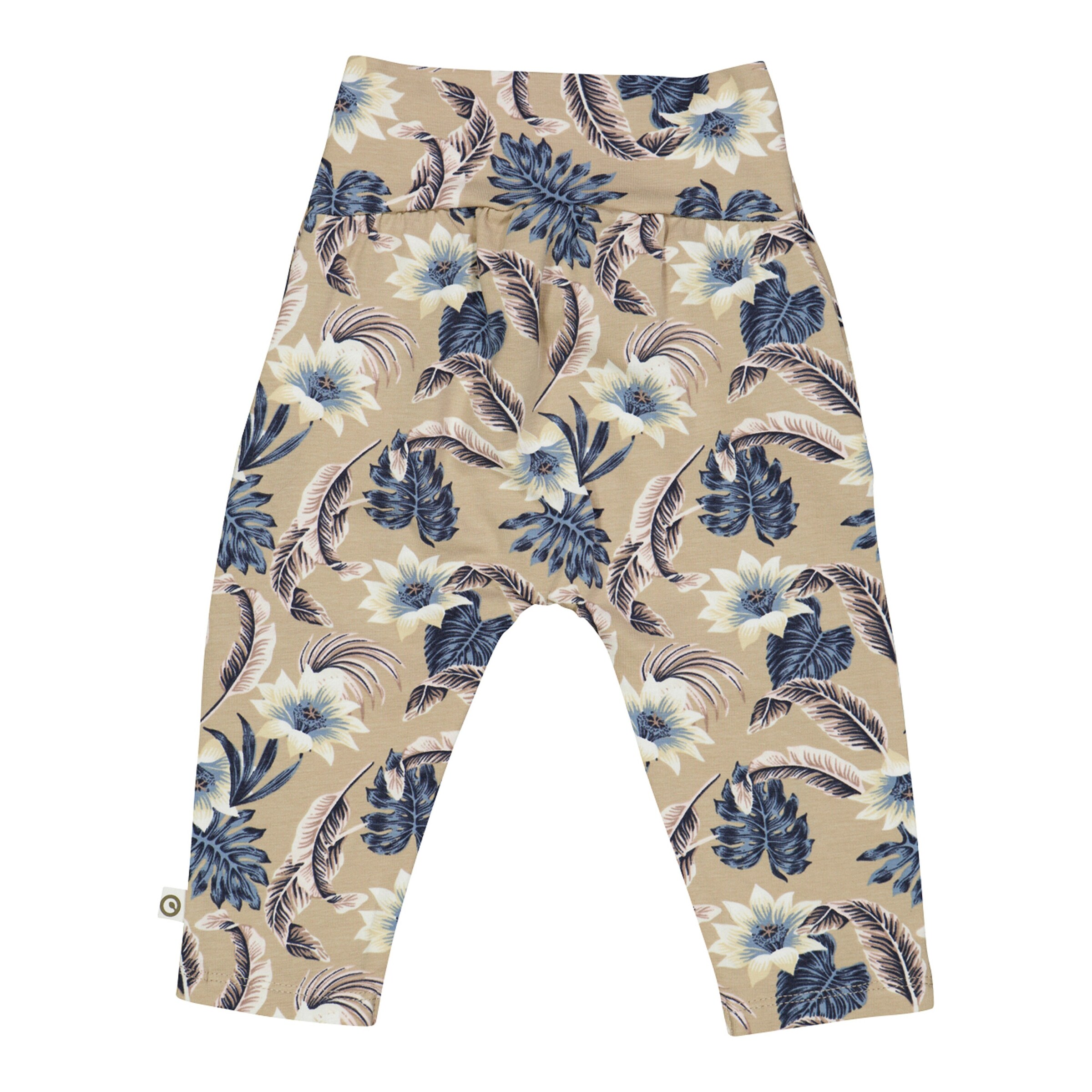 Müsli Jogginghose Schleife Pretty Blumen beige/blau