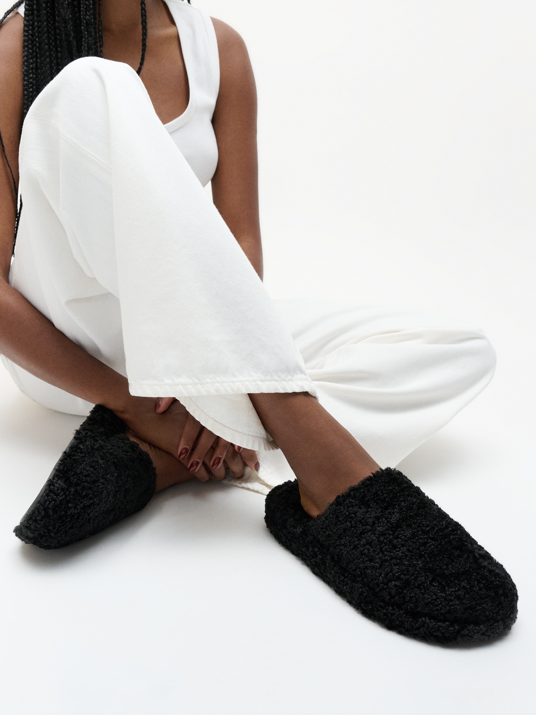 Fitflop Pantoffel »iQUSHION D-LUXE PADDED TEDDY SLIPPER MULES«  Hausschuh, Clog mit Warmfutter