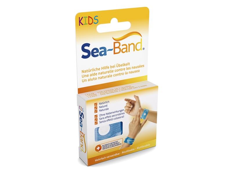 Sea-Band Akupressur-Band Kinder blau 2 Stück Akupressur-Band gegen Reiseübelkeit
