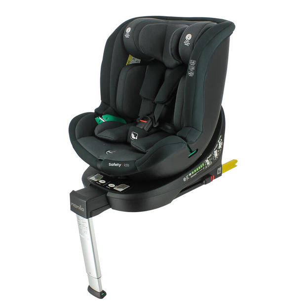 Siège-auto gr. 0+/1 I-Size ILIAH 360 - Noir/gris - SAFETY KIDS
