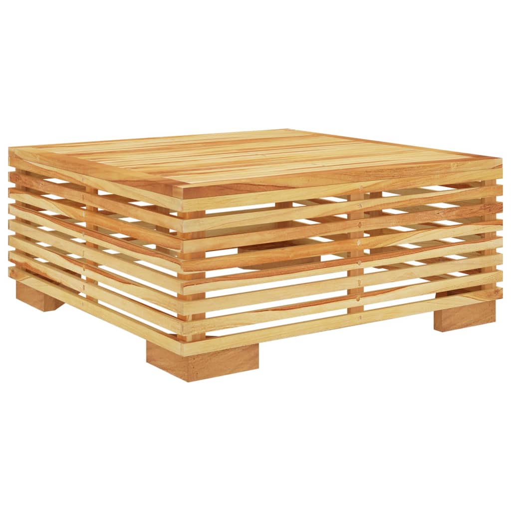 Salon de jardin meuble d'extérieur ensemble de mobilier 9 pièces avec coussins bois de teck solide
