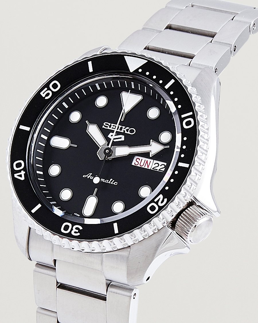 Seiko 5 Sports Automatic Diver Steel 43mm Black Dial