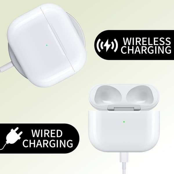 D04 for AirPods 3 erstatningsladeveske Innebygd 620mAh batteri