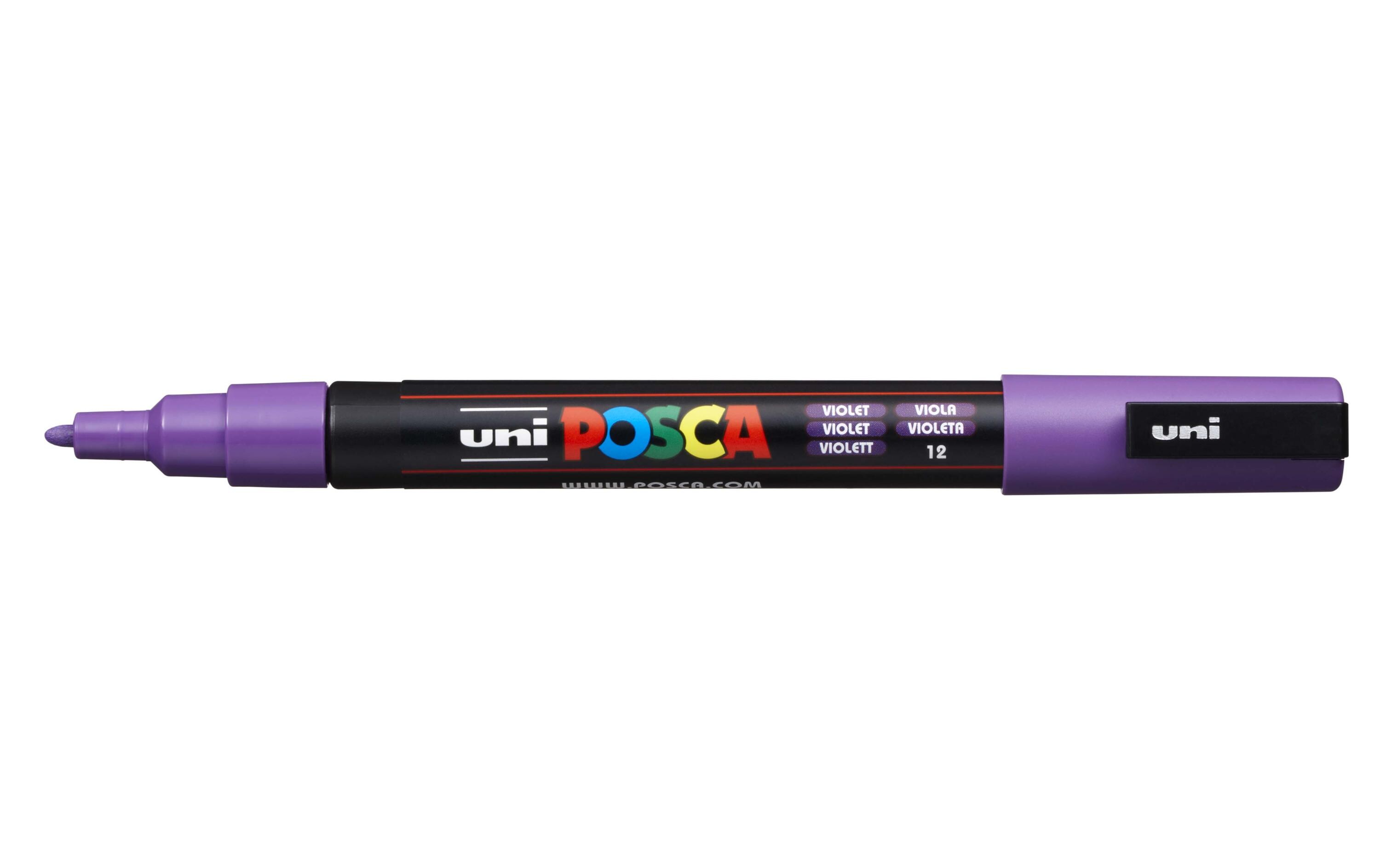 Permanent-Marker POSCA 0.9-1.3 mm ViolettUniversell einsetzbarer Marker