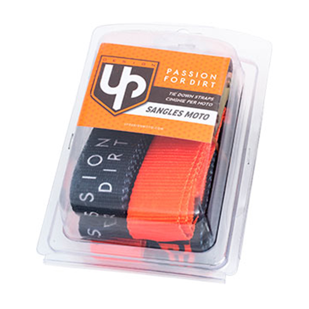 Up Design - Sangles de transport Noir / Orange