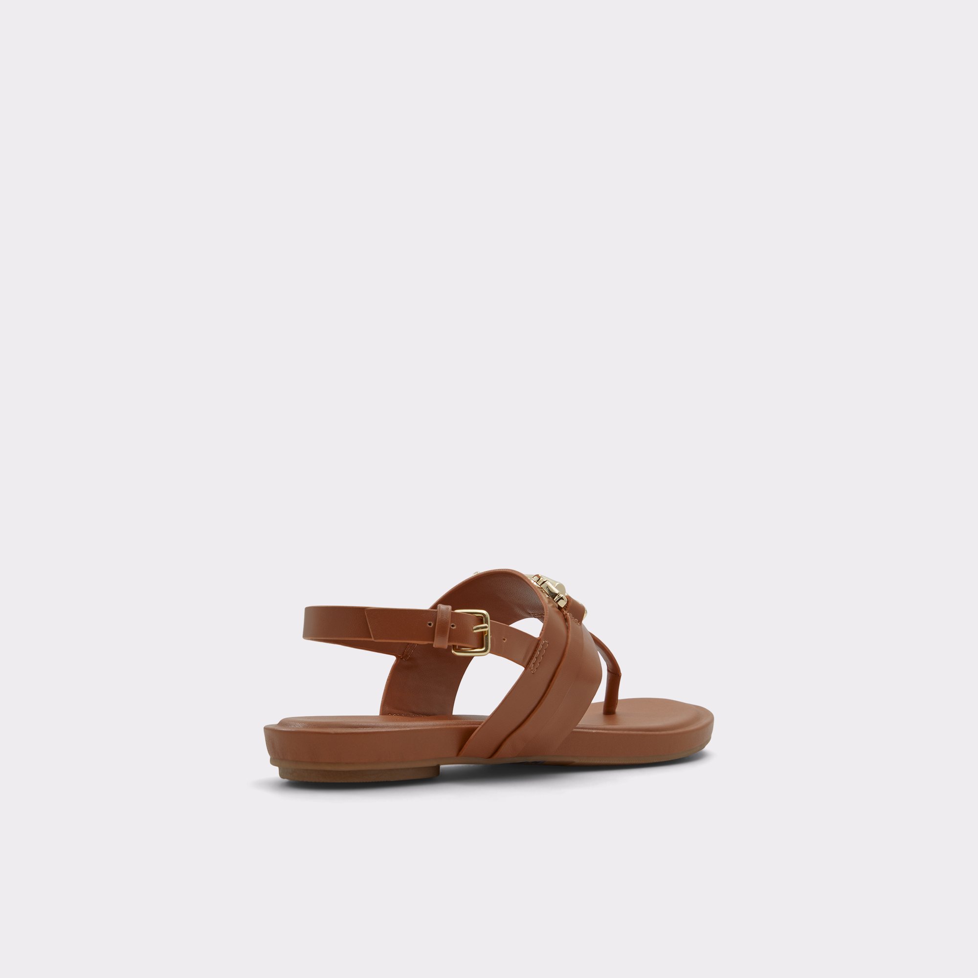 Tany Medium Brown Women Flat Sandals
