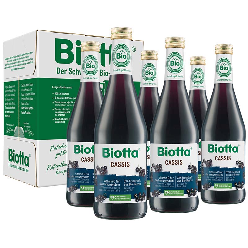 BIOTTA Cassis Bio Fl 5 dl