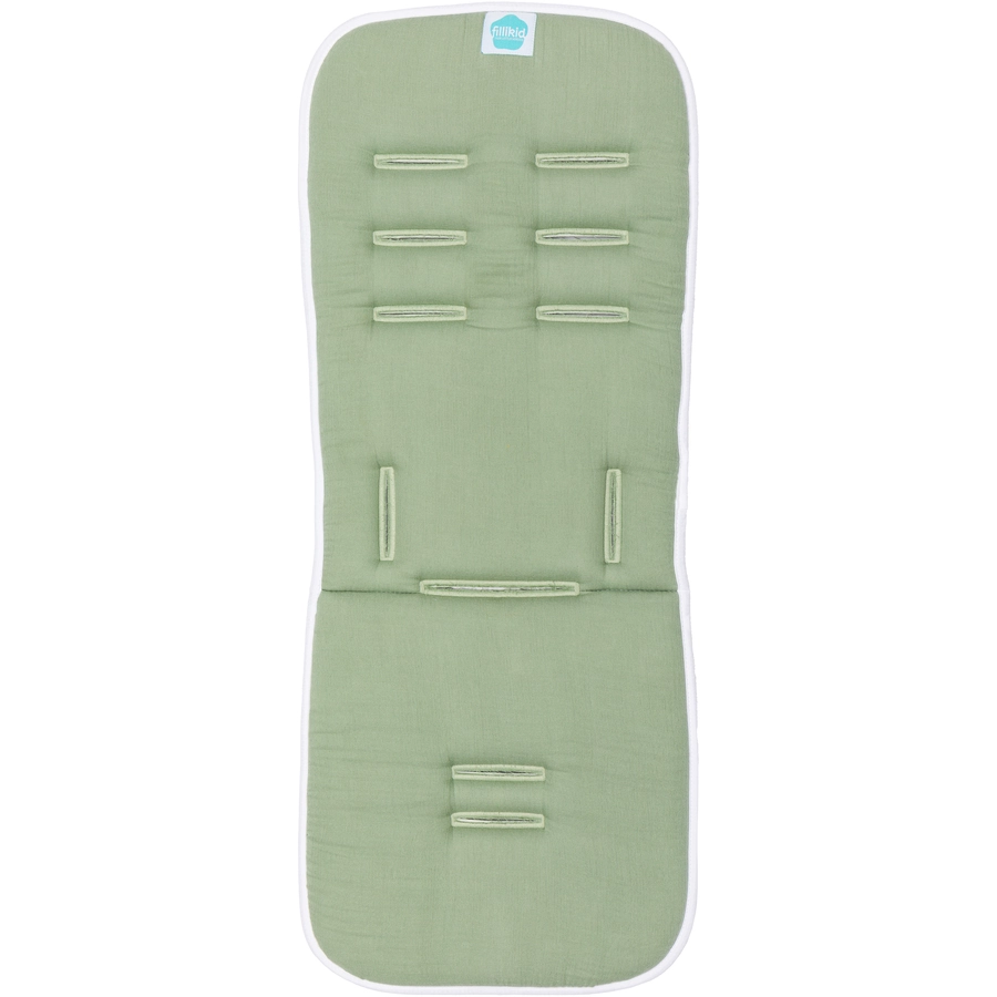 fillikid Sitzauflage wendbar Muslin Salbei