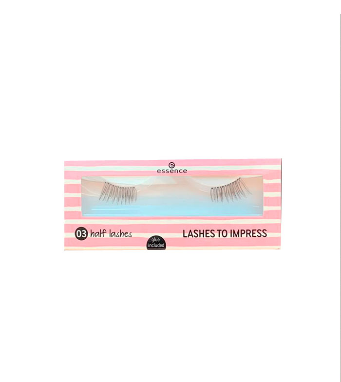 essence - cílios único Lashes to Impress - 03 half lashes