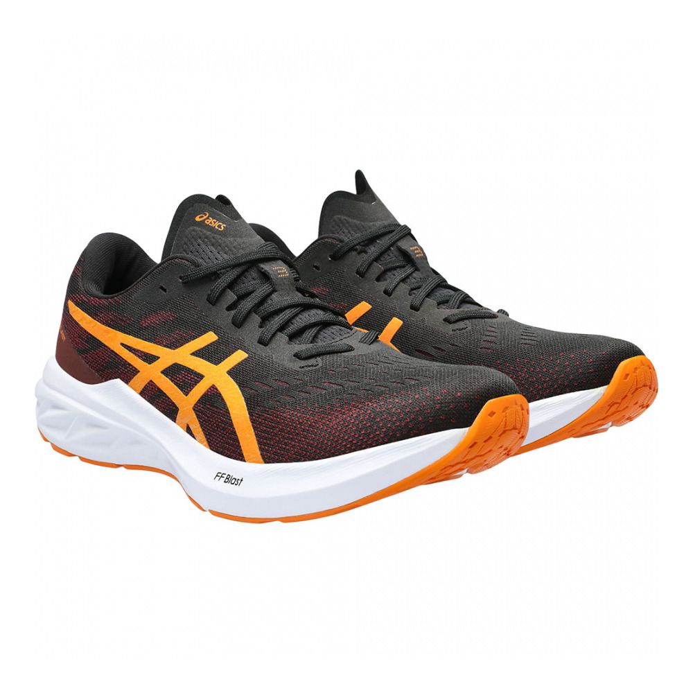 Asics DYNABLAST 3 - Chaussures running Homme black/bright orange