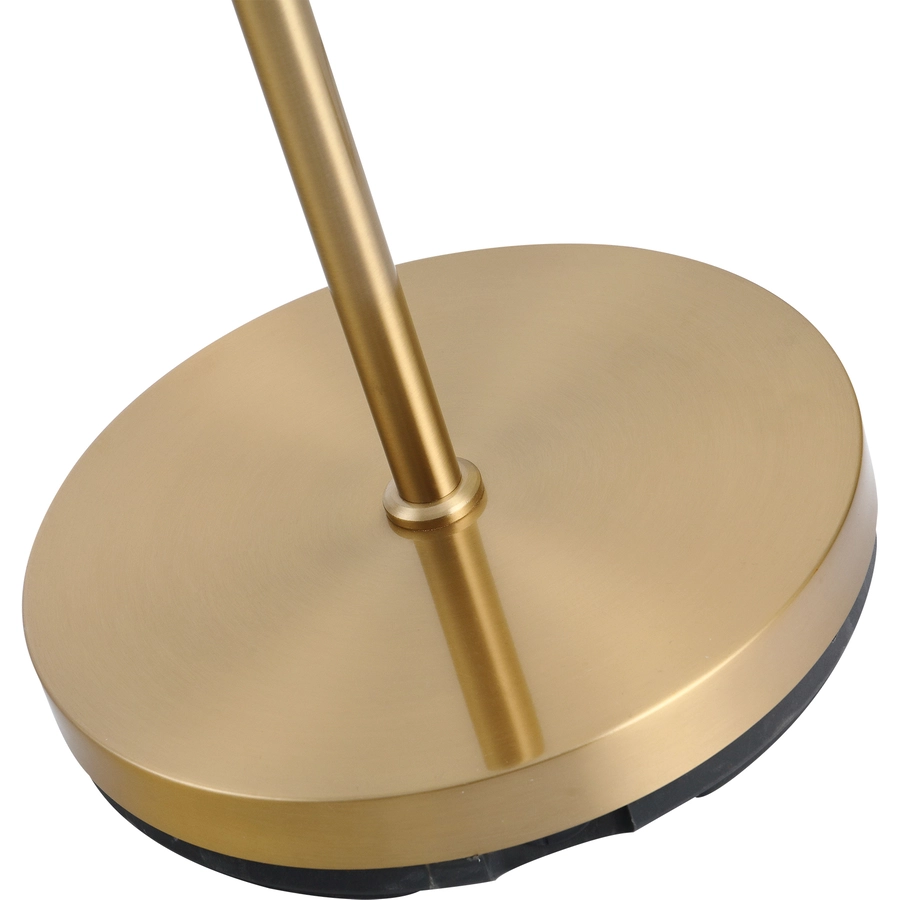 HOMCOM Stehlampe fürs Wohnzimmer gold, weiß