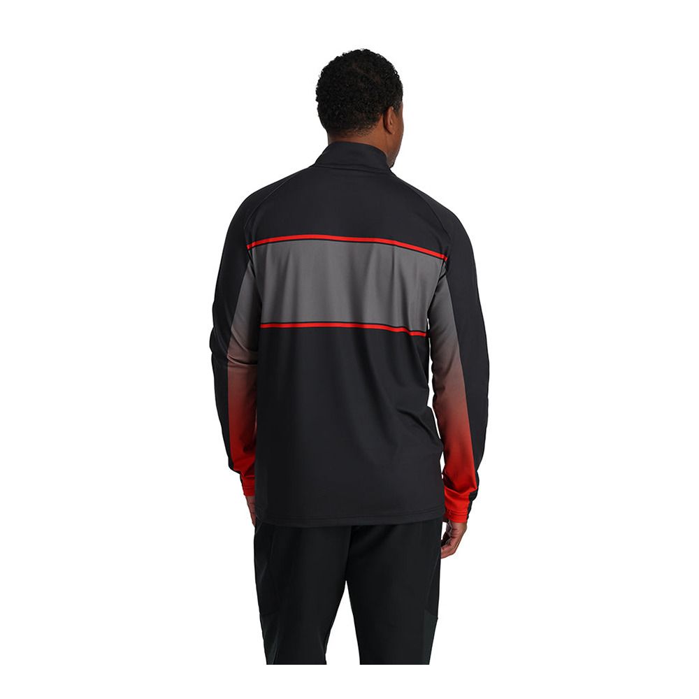 Spyder PARAMOUNT 1/2 ZIP - Sweat Homme black