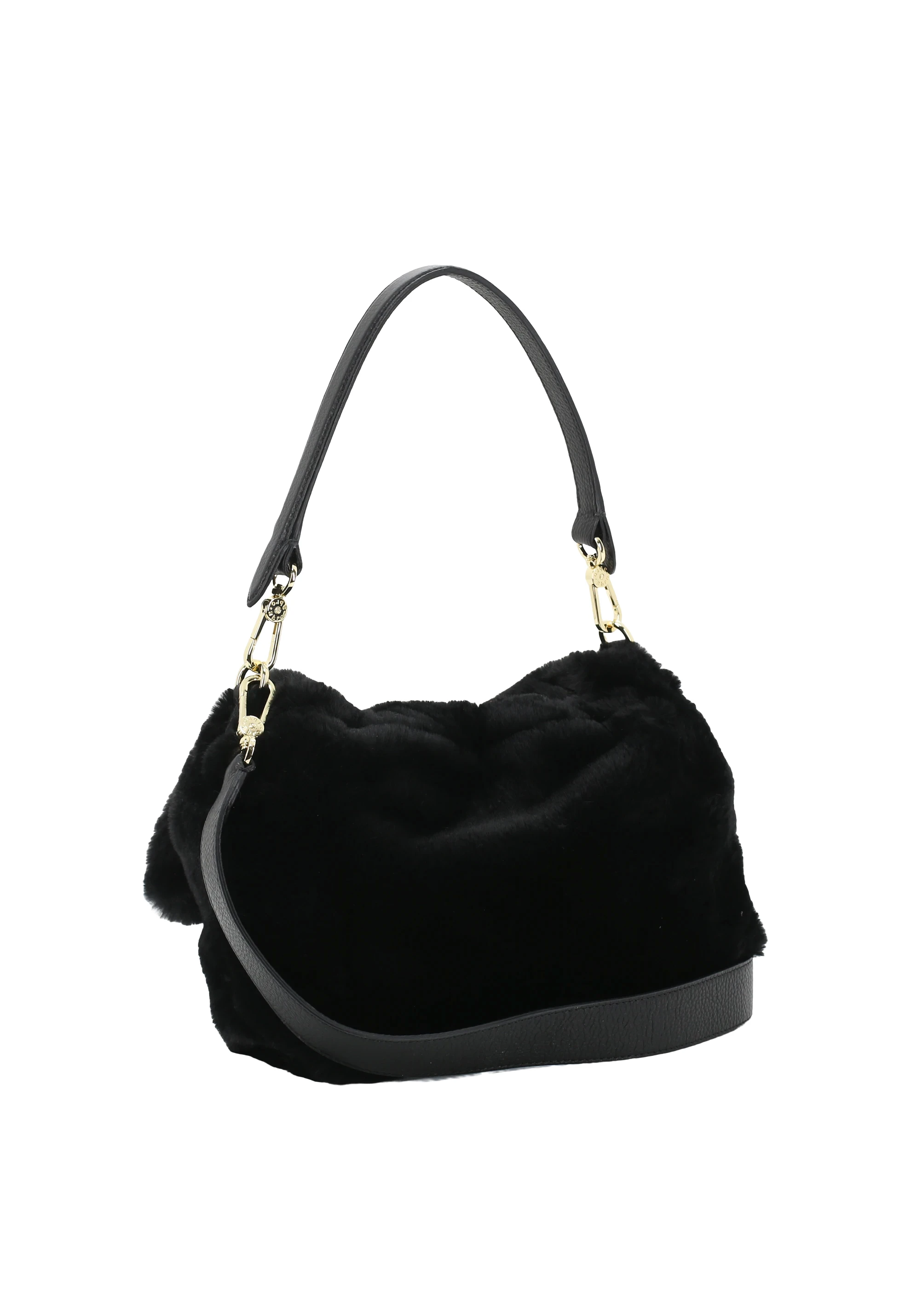 shoulder bag TEMI medium Leather Eco Fur Standard