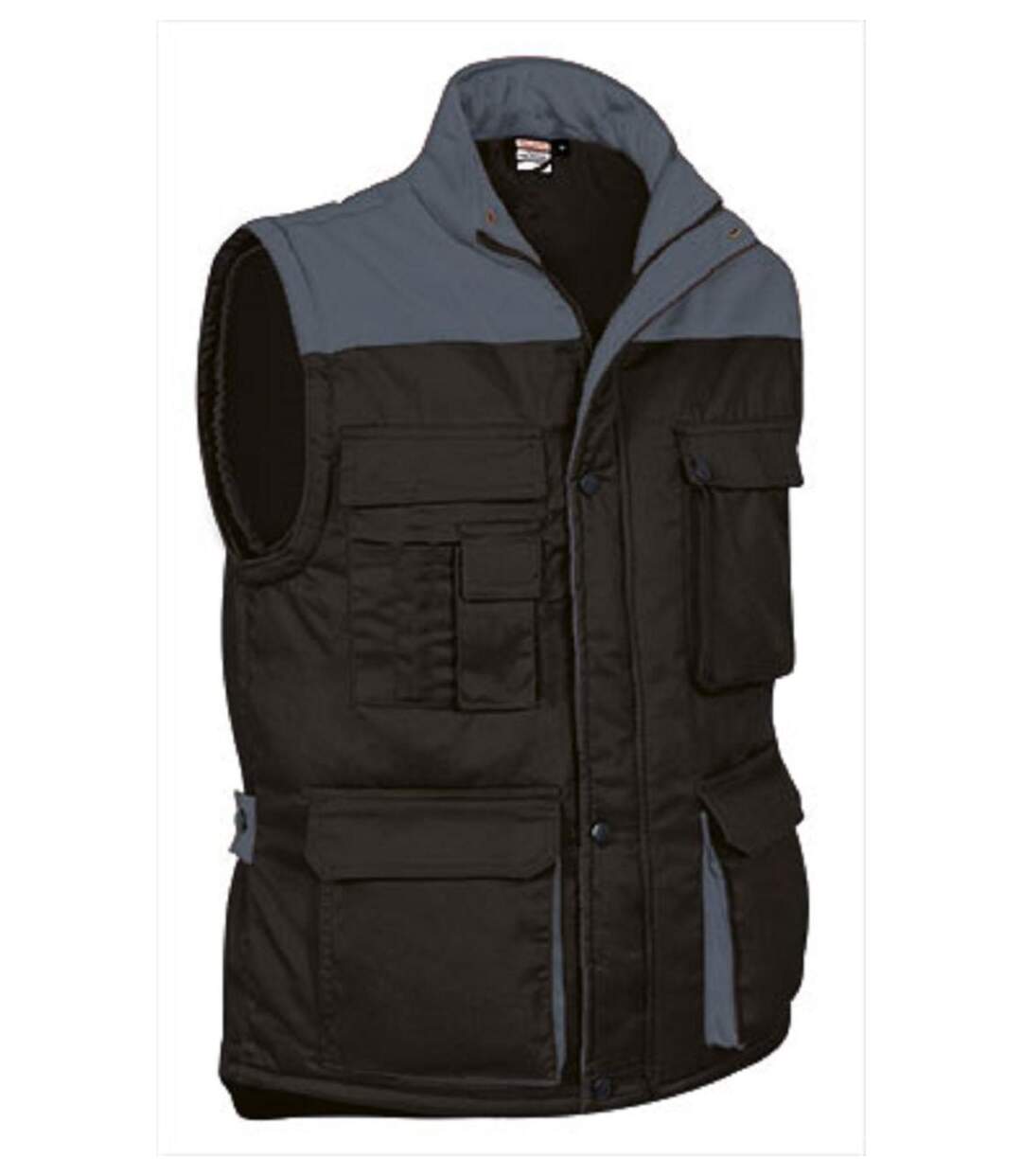 Veste de travail sans manches - Homme - REF THUNDER - black gris
