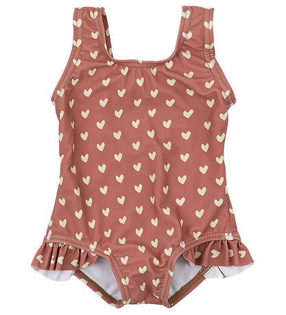 Petit Piao Badeanzug - Fliege - Verwelkt Rose Heart