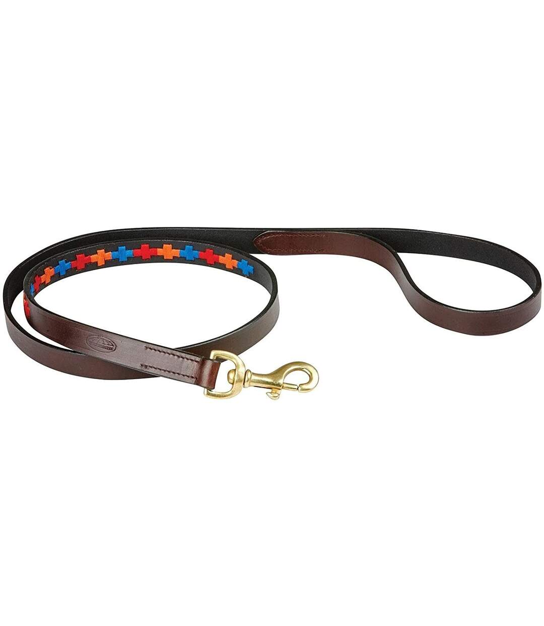 Weatherbeeta - Laisse pour chiens (Marron foncé / Rouge / Orange / Bleu) (Moyen) - UTWB1577