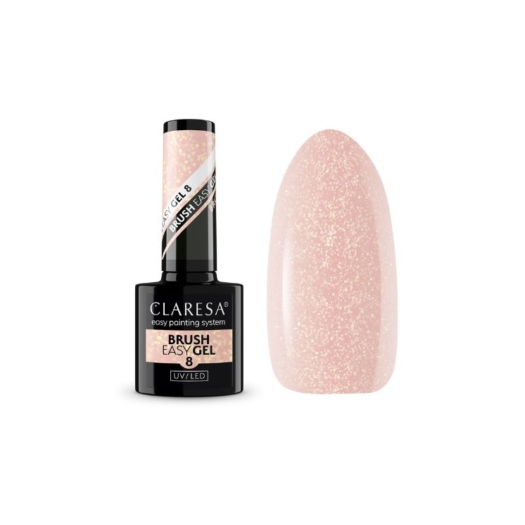 Claresa Brush Easy Gel Gel in der Flasche mit Pinsel Nr. /8/ 5 g
