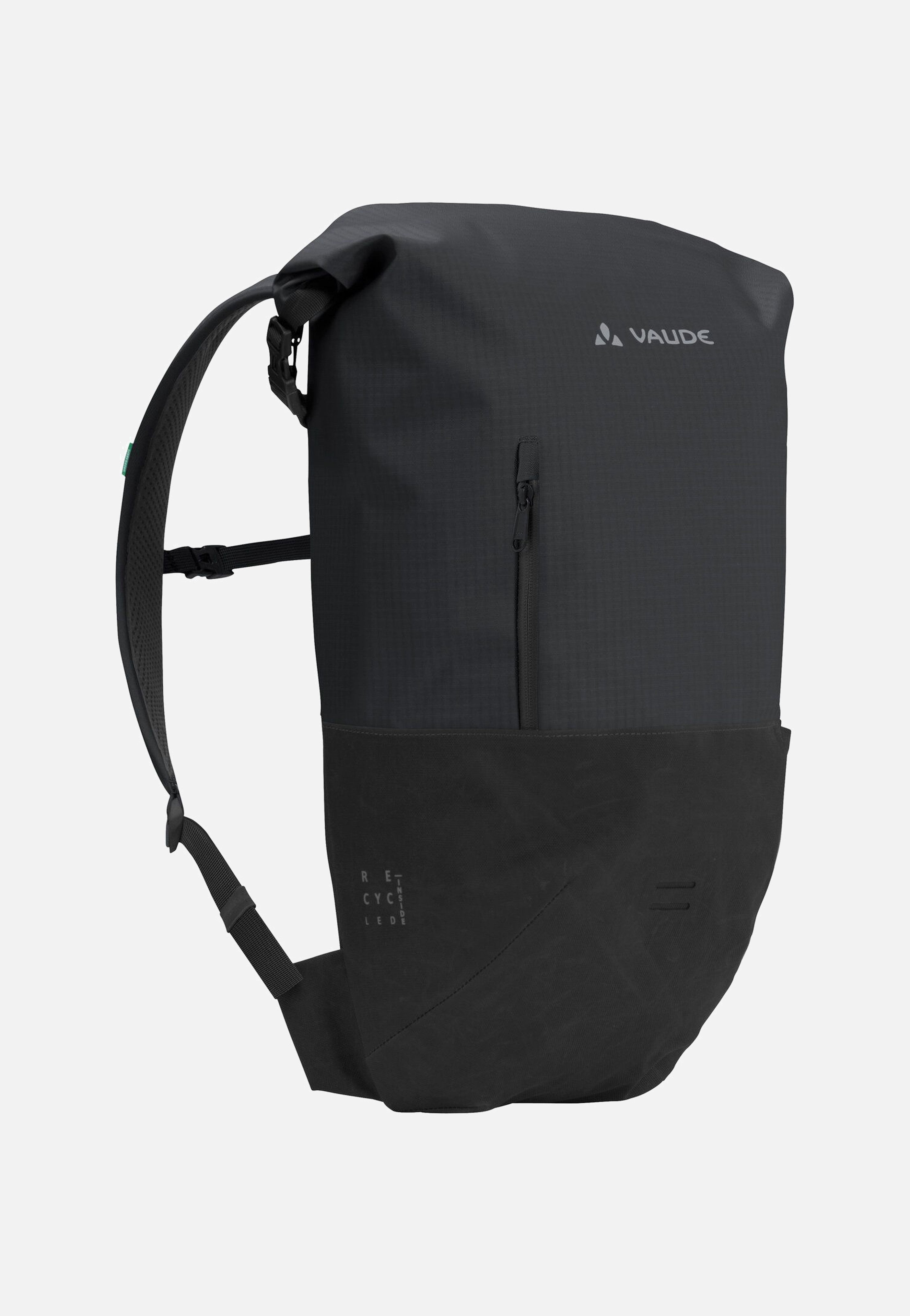 CityGo 18 Black - Rolltop Rucksack