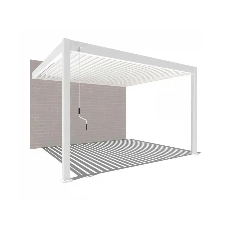 Orion Deluxe overkapping muur 360 x 400 cm antraciet
