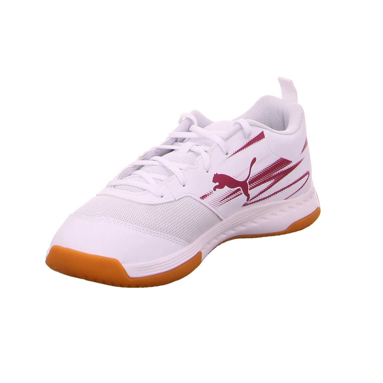 PUMA Kinder Indoor Weiss Synthetik