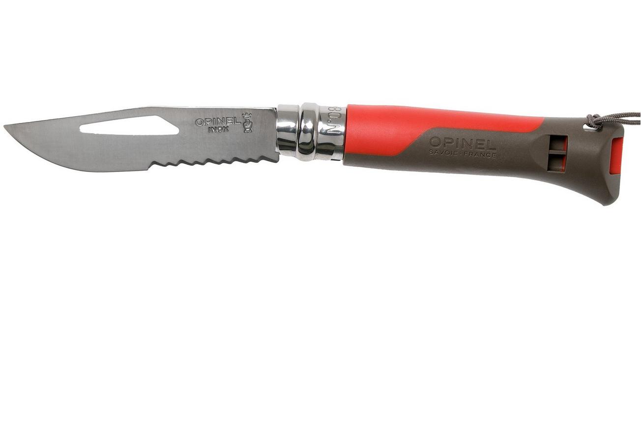 Opinel zakmes Outdoor No. 08 zakmes, Earth Red