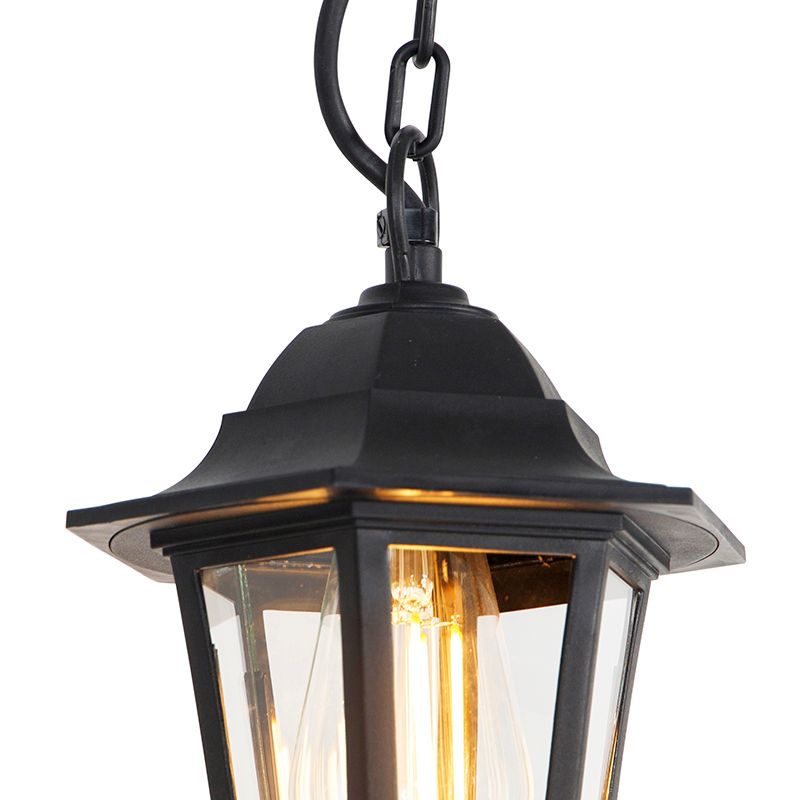 Buitenhanglamp zwart - New Haven