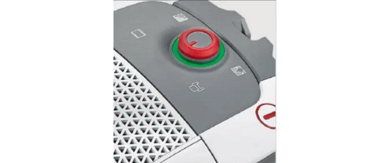 Bodenstaubsauger BC 7047 Grau/Weiss<br>Staubsauger mit Beutel