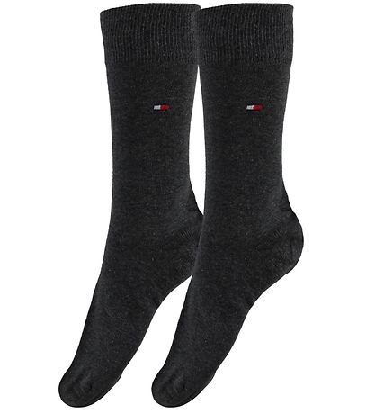 Tommy Hilfiger Strømper - 2-pak - Casual - KoksGråmeleret