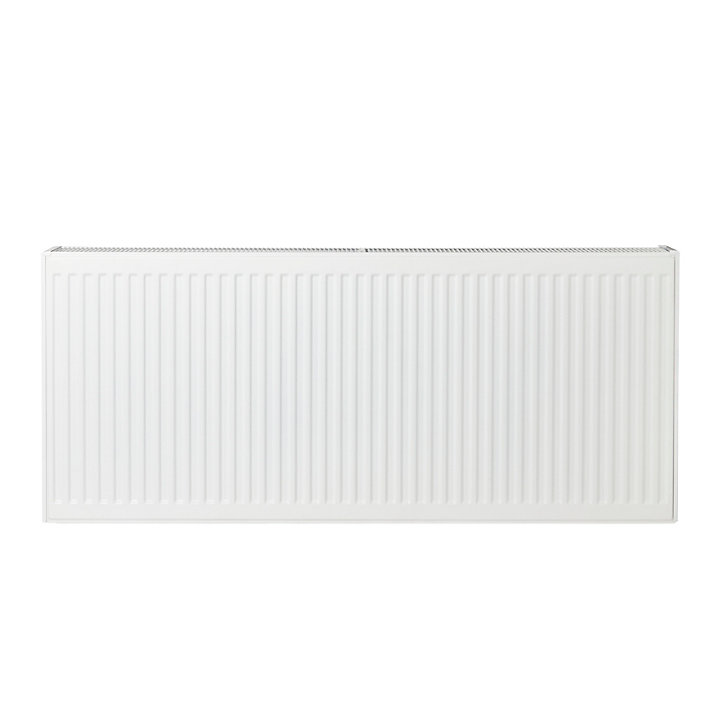 Radiateur eau chaude acier GoodHome blanc L. 140 cm x H. 60 cm