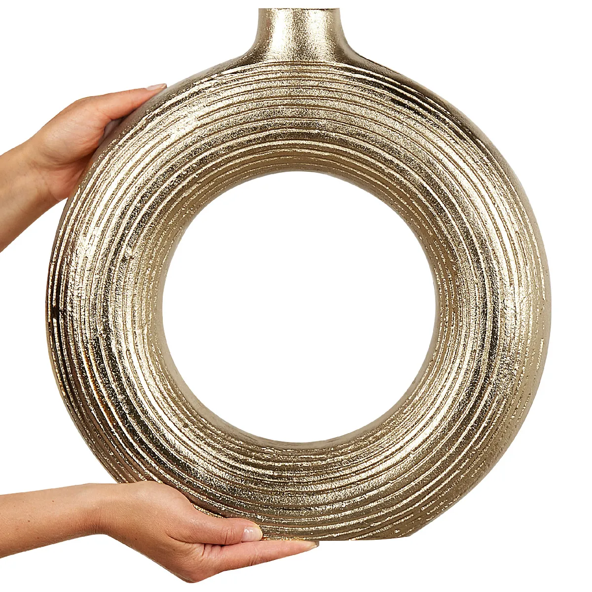 Beliani Vase COMAL - Doré
