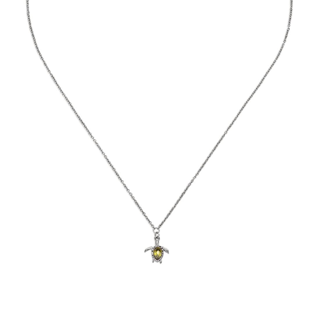 Paul Hewitt Halskette Turtle Marinium Ocean Steel Silbrig