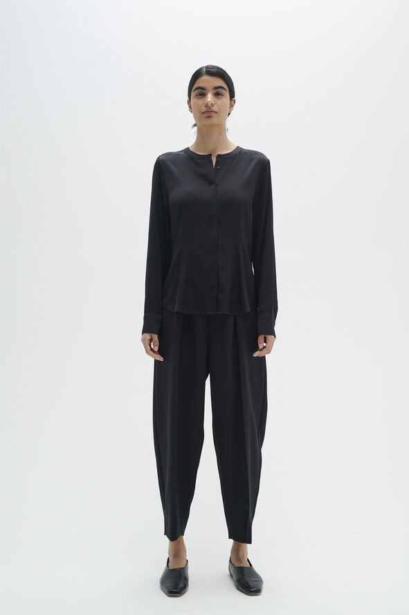 InWear LikoIW Shirt Premium - 93% Silk Black
