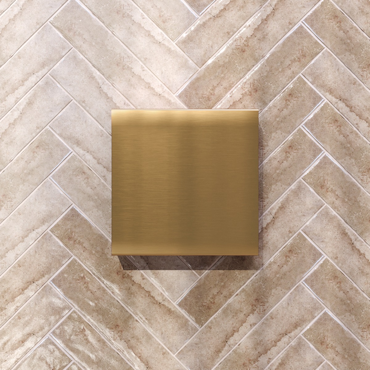 Brauer Gold Edition opbouwnis met verborgen opbergruimte goud geborsteld PVD