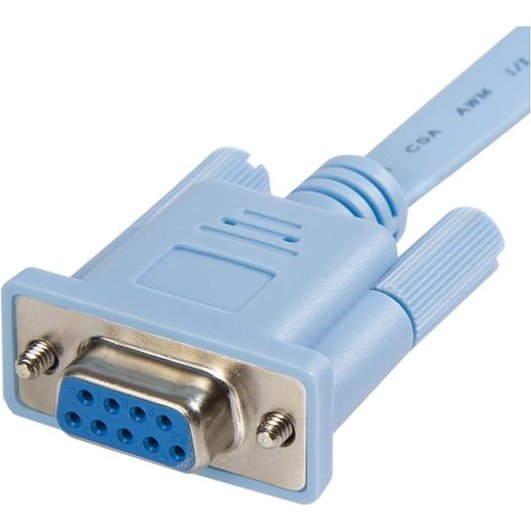 StarTech.com Câble console RJ45 vers DB9 de 1,8m pour routeur Cisco - M/F