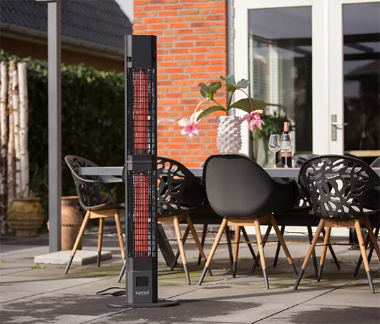 Sunred Stand-Heizstrahler »Royal Diamond Dark Velencia Lounge 3000 W«