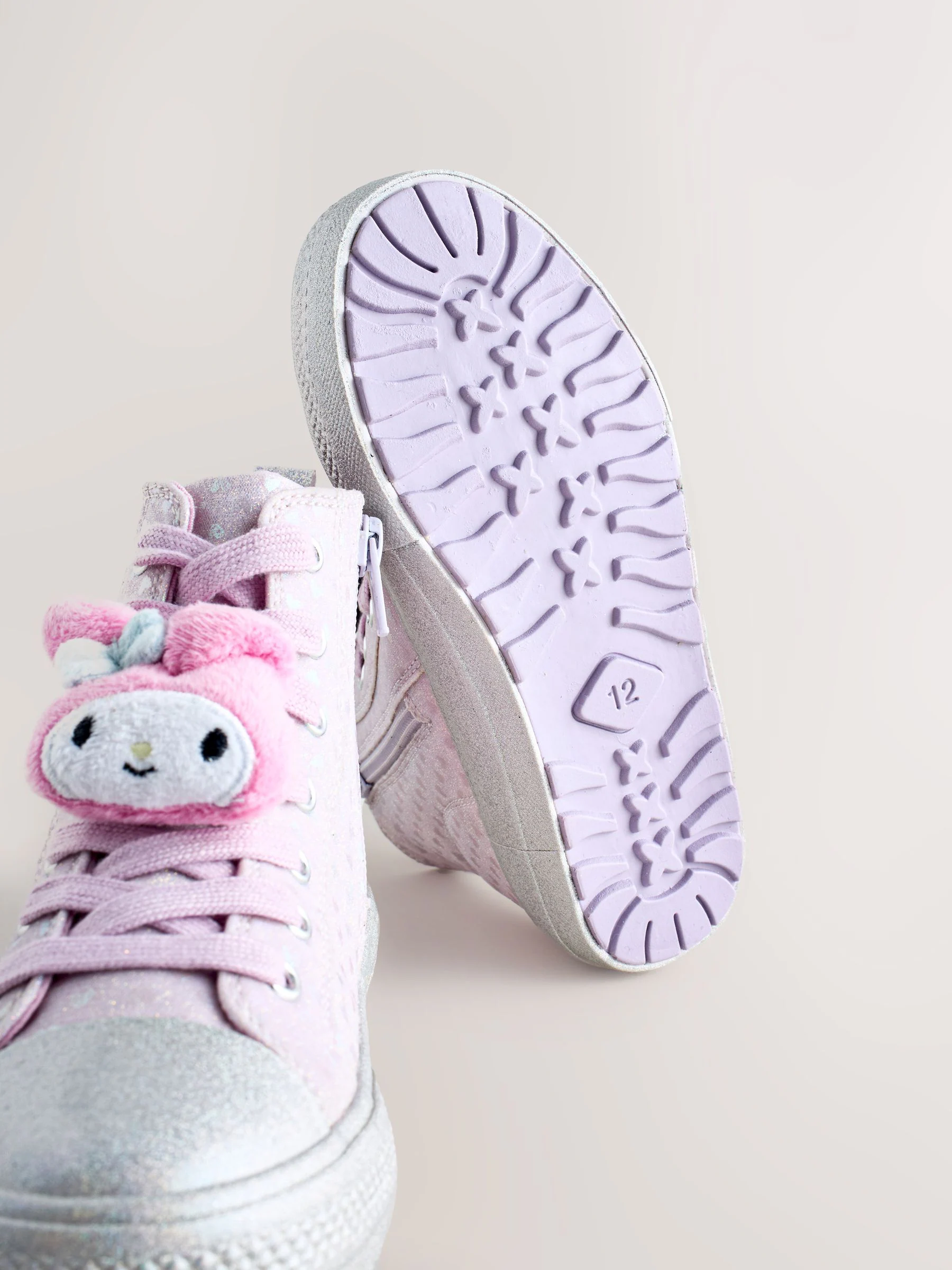 Purple Hello Kitty and Friends - Hoge sneakers met veters