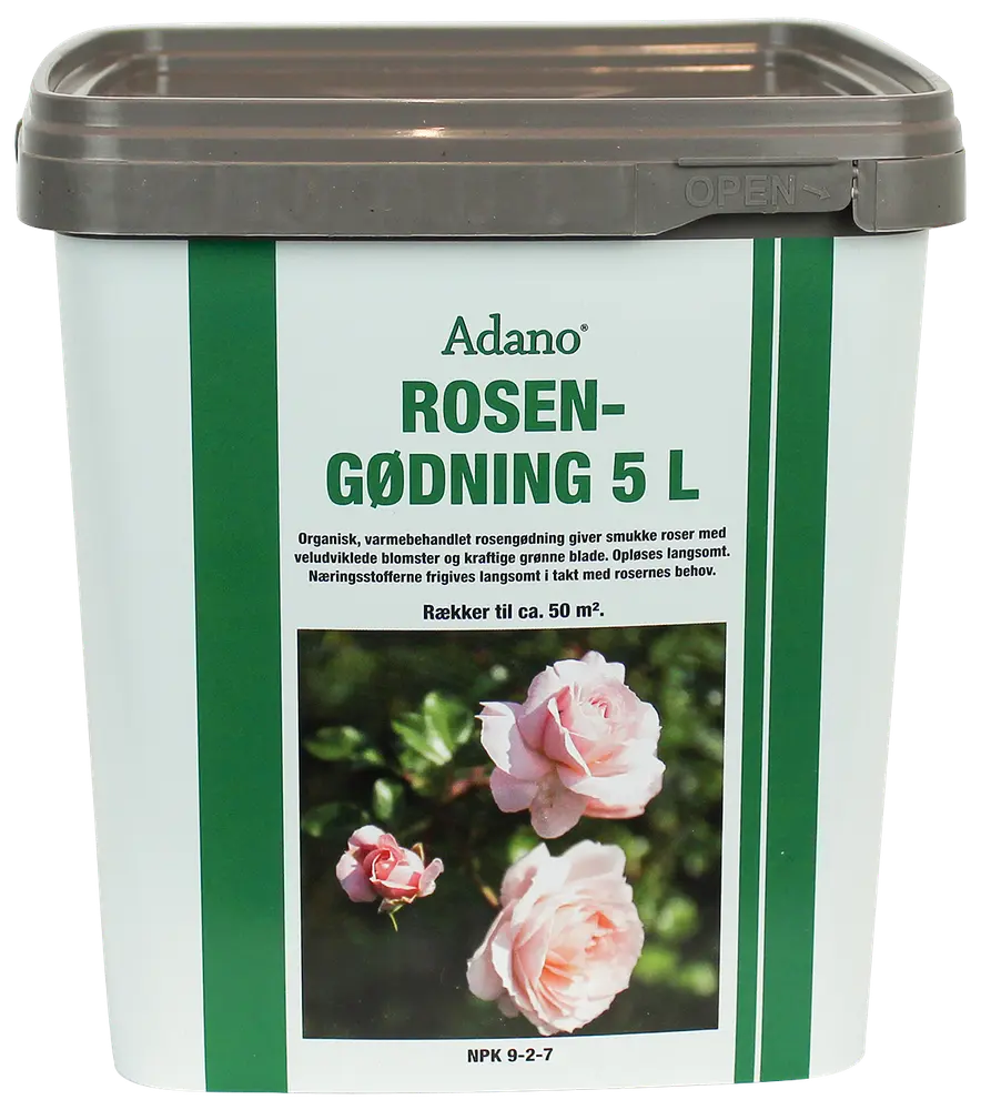 Adano Organisk rosengødning 5 L