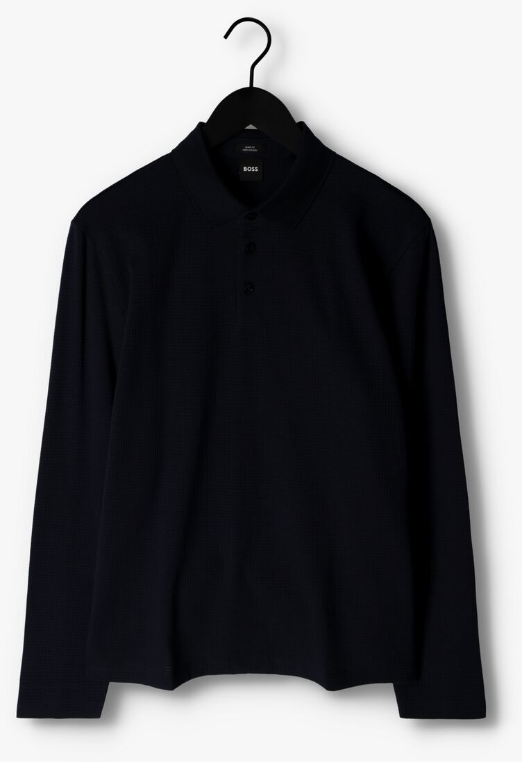 BOSS donkerblauwe boss polo pleins 31