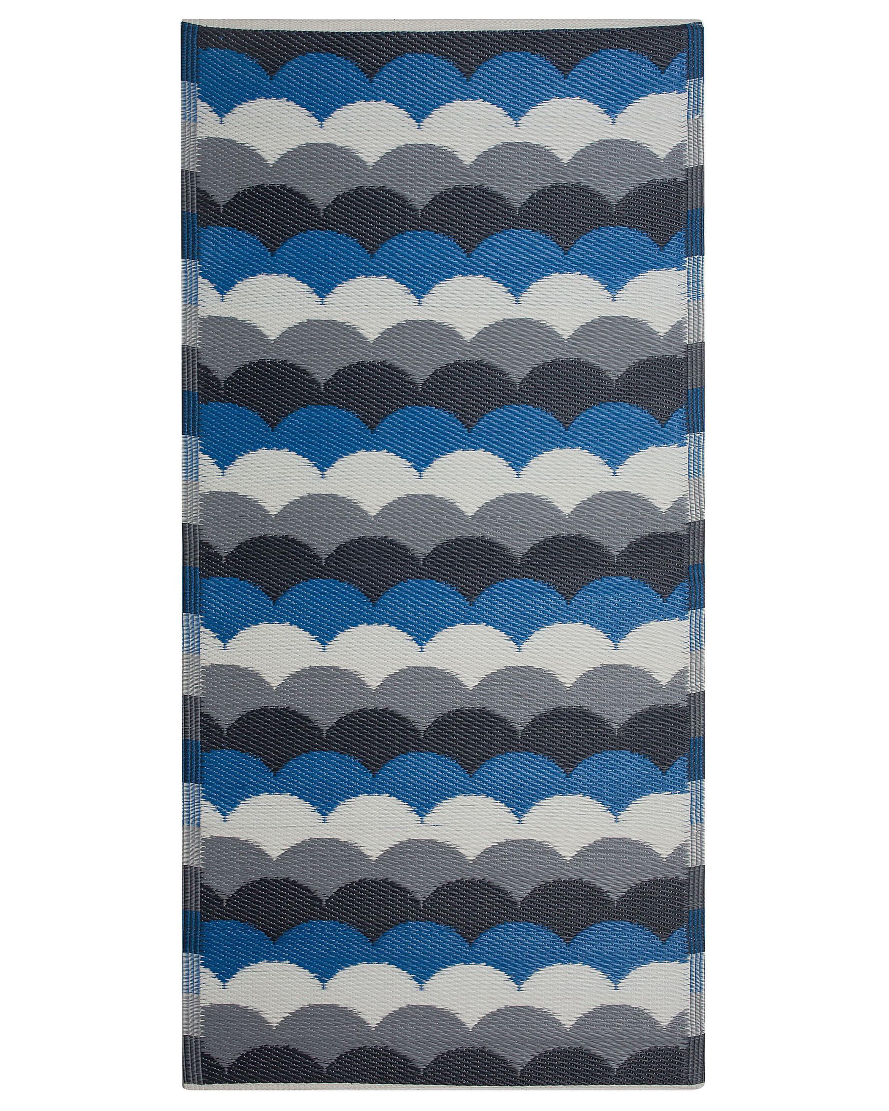 Tuintapijt BELLARY Blauw 90 x 180 cm
