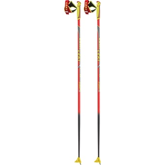 Leki HRC Junior Stock Rot / Schwarz / Gelb Kinder