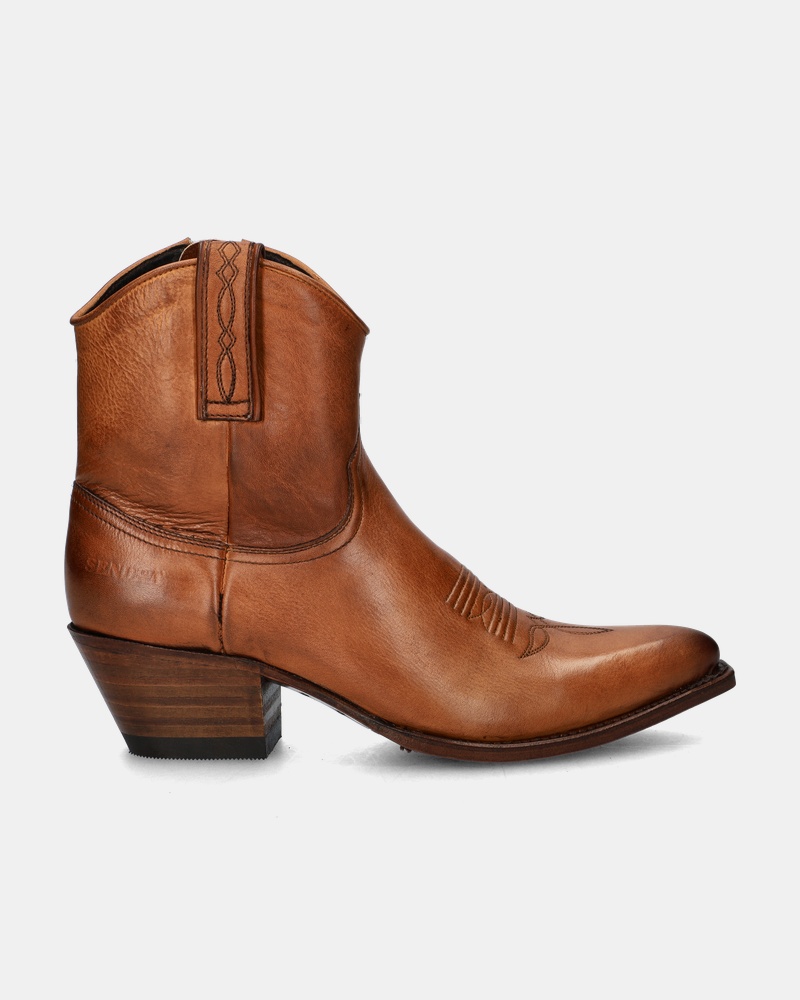 Sendra 13504 Lia Flex Enkellaarsjes  - cognac