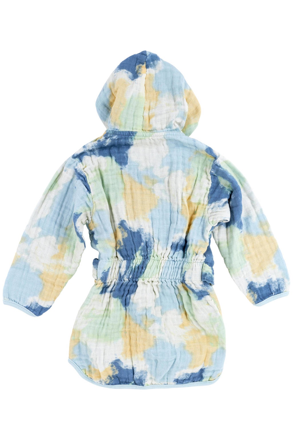 hydrofiele badjas Tie-dye light blue