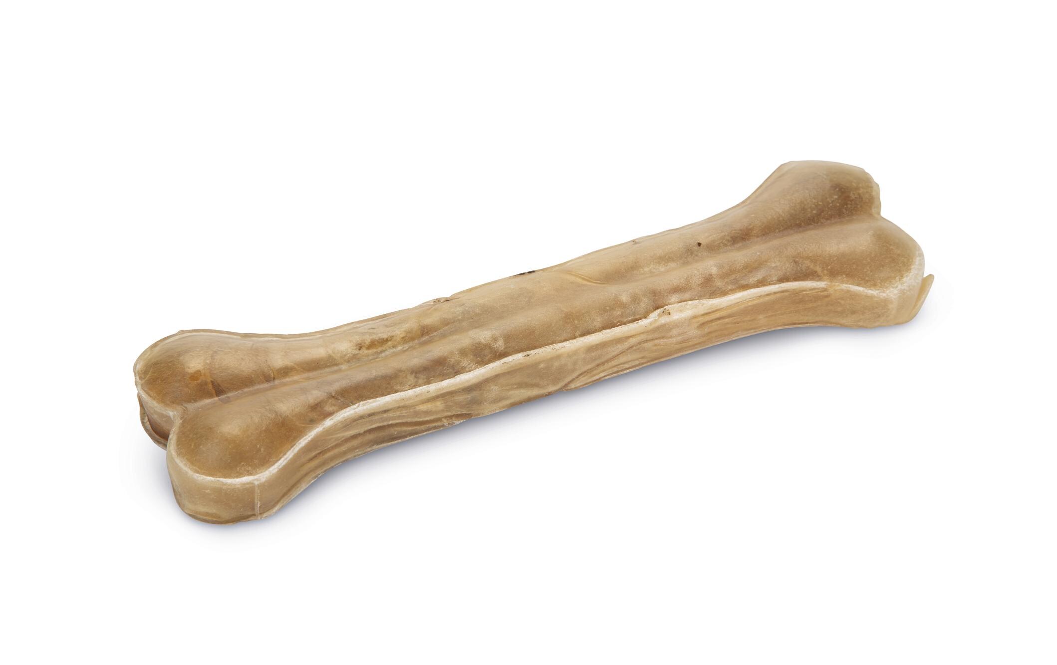 Kauknochen Rinderhaut, 21 cm, 1 Stk.Kauspass für Hunde