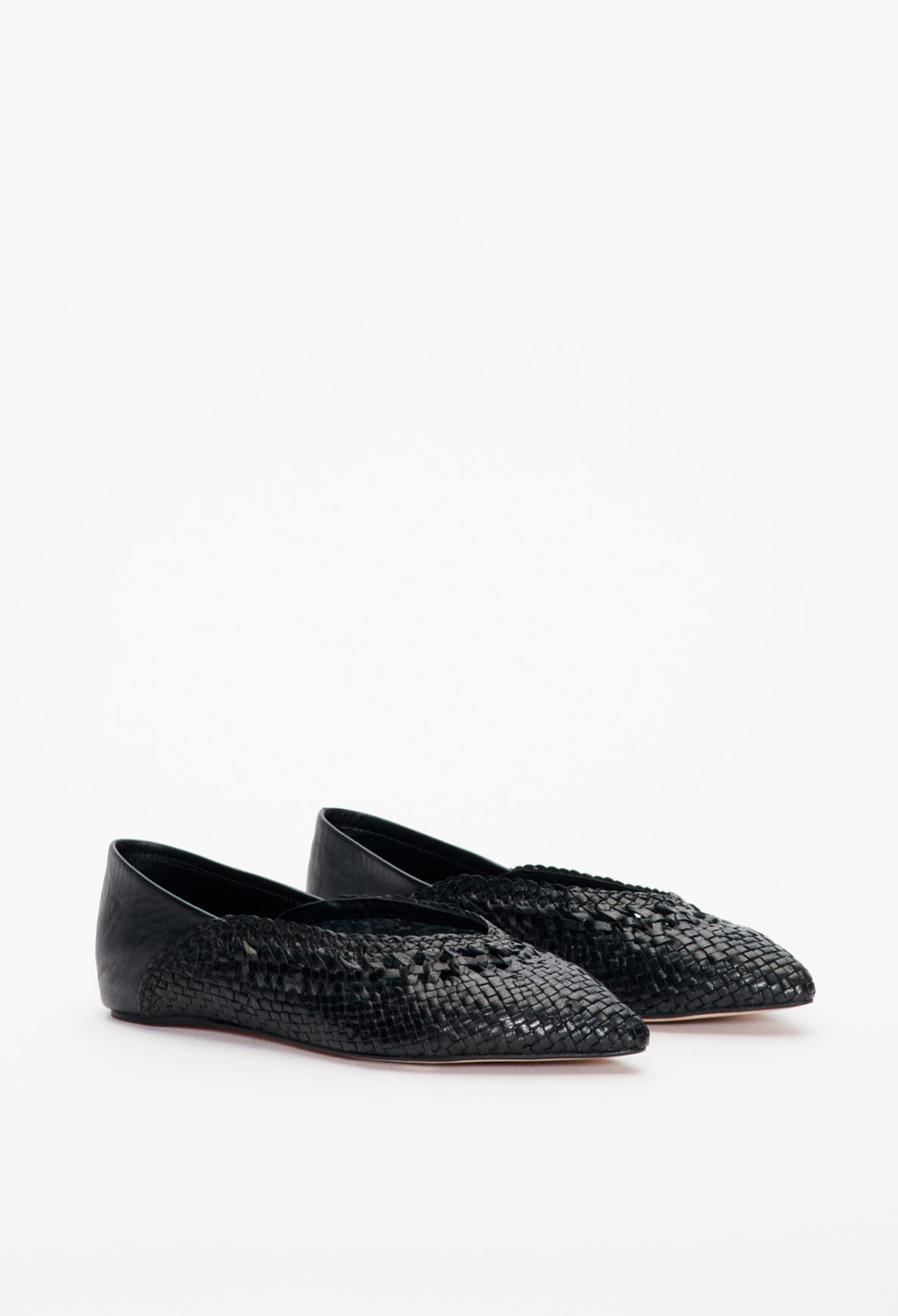 Ballerines en cuir
