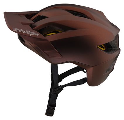 Casque Troy Lee Designs Flowline Orbit Mips Marron