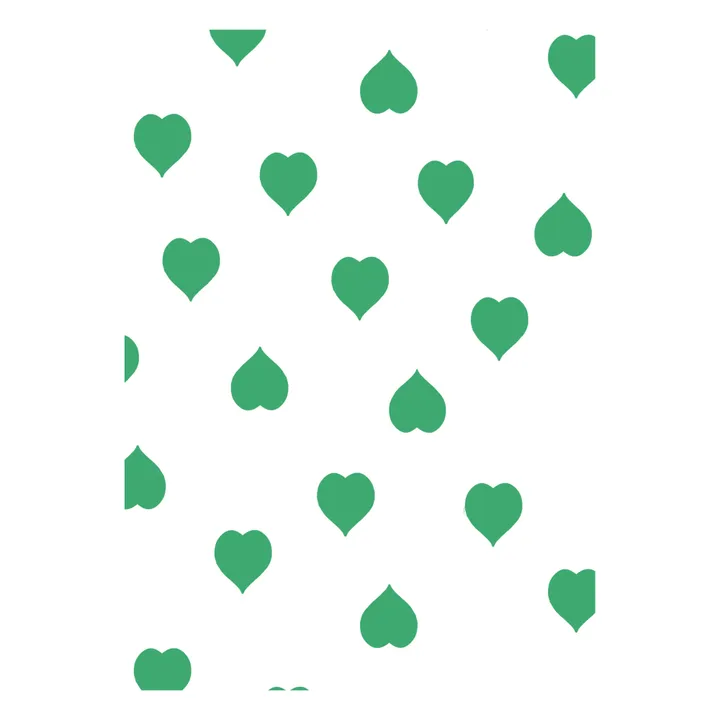 Lucas du Tertre Papier peint Green Heart | Vert