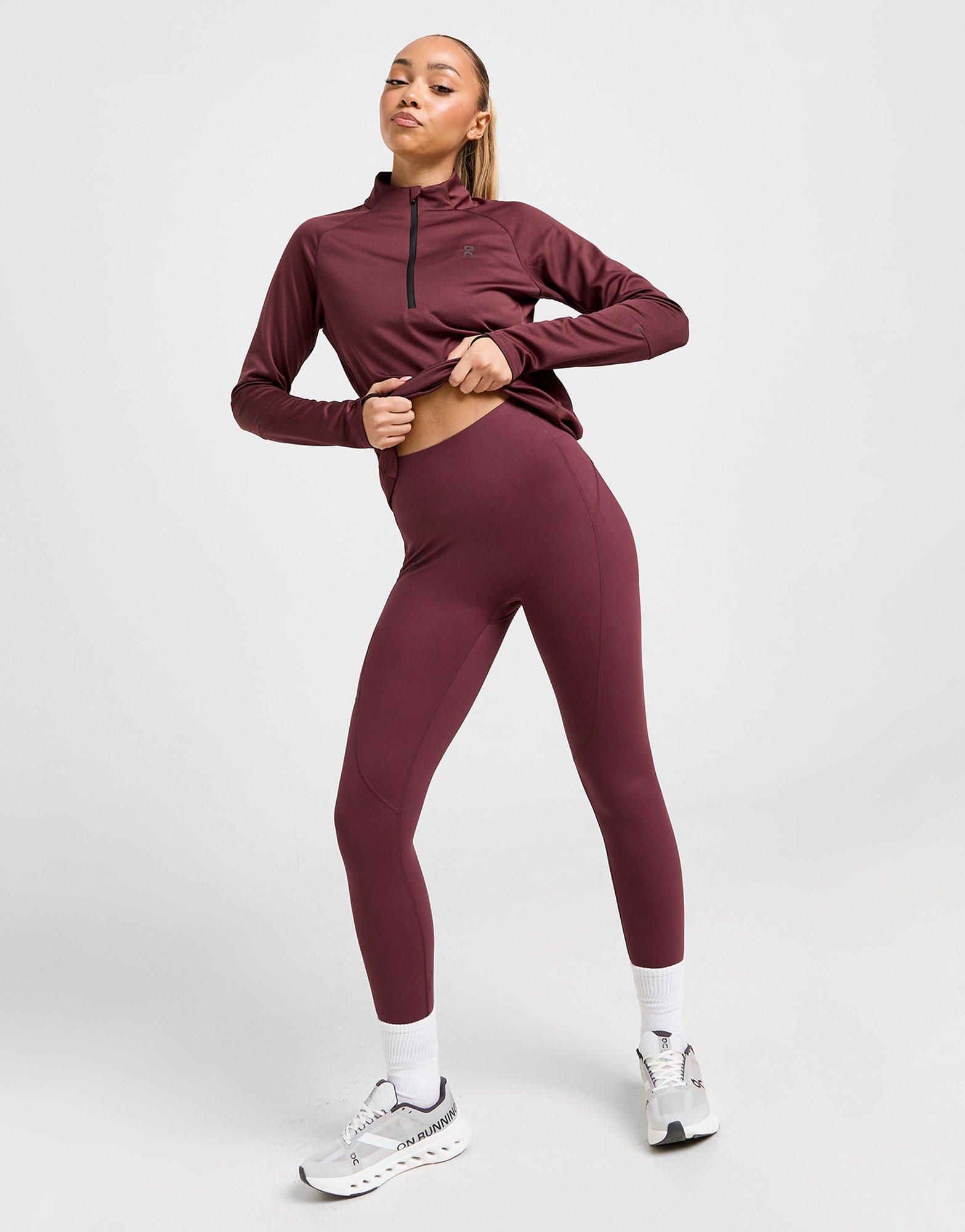 On Running Haut Zippé Climate Femme