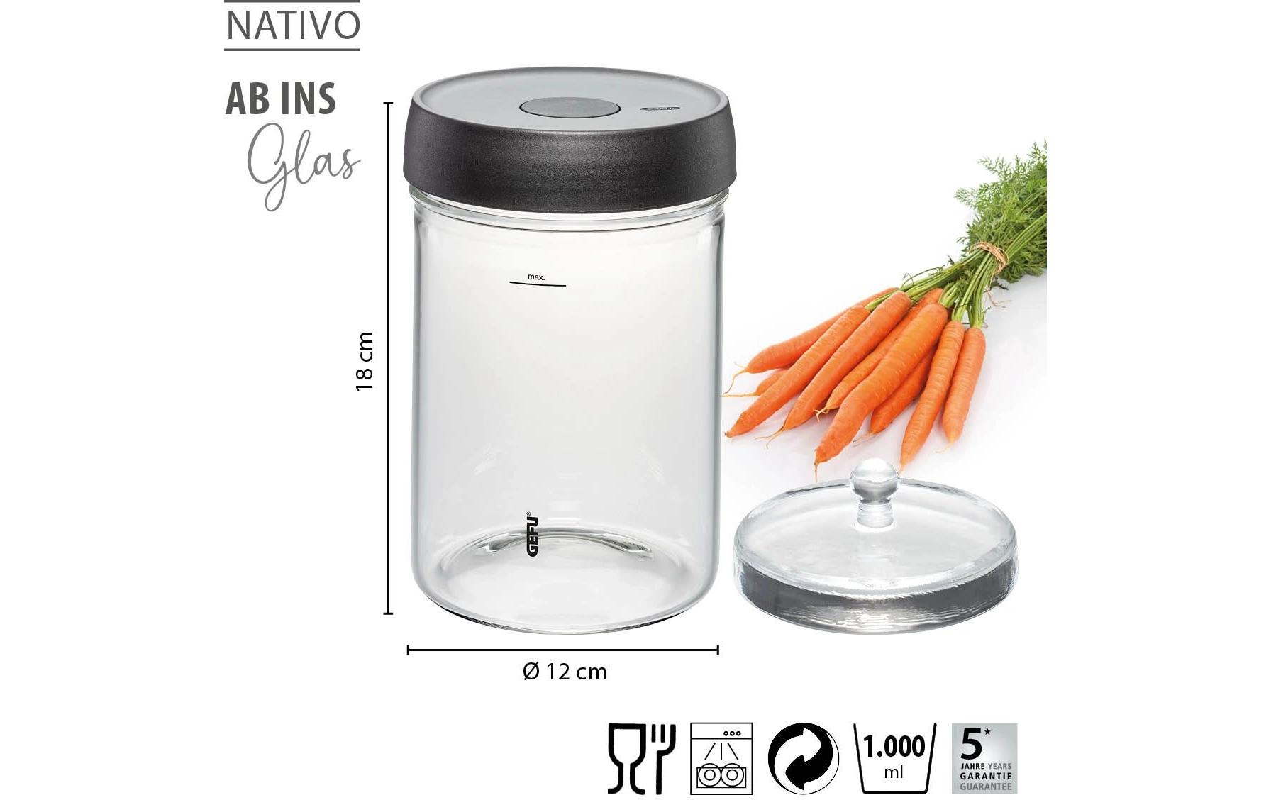 Fermentationsglas Nativo 1 LFermentationsglas mit Deckel