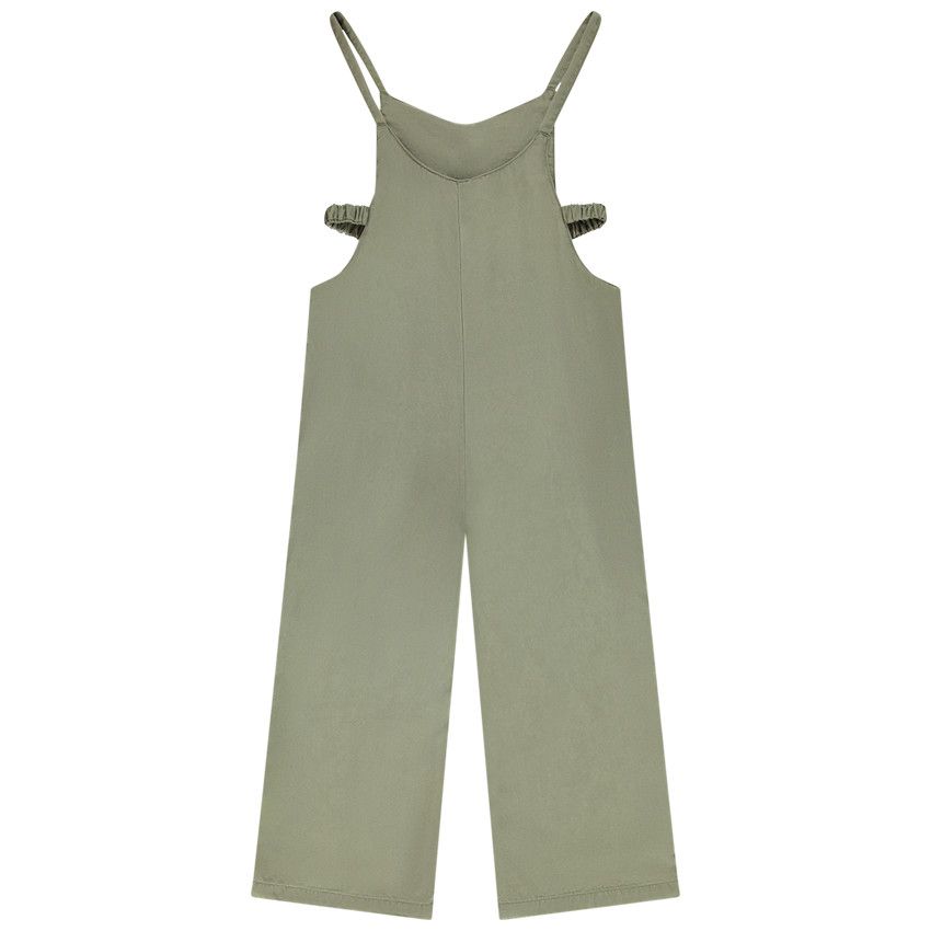 Combinaison longue unie en lyocell pour fille - Vert